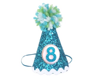 Dog Birthday Party Hat, Dog Gotcha Day Hat, Blue Boy Dog 1st Birthday, Cat Birthday Hat, Puppy Party Hat