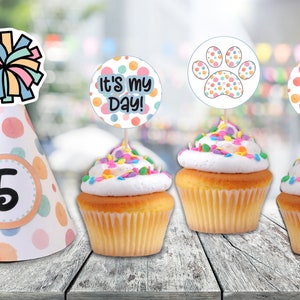 Printable Birthday Hat for Dogs, Printable Pet Party Supplies, DIY Dog ...