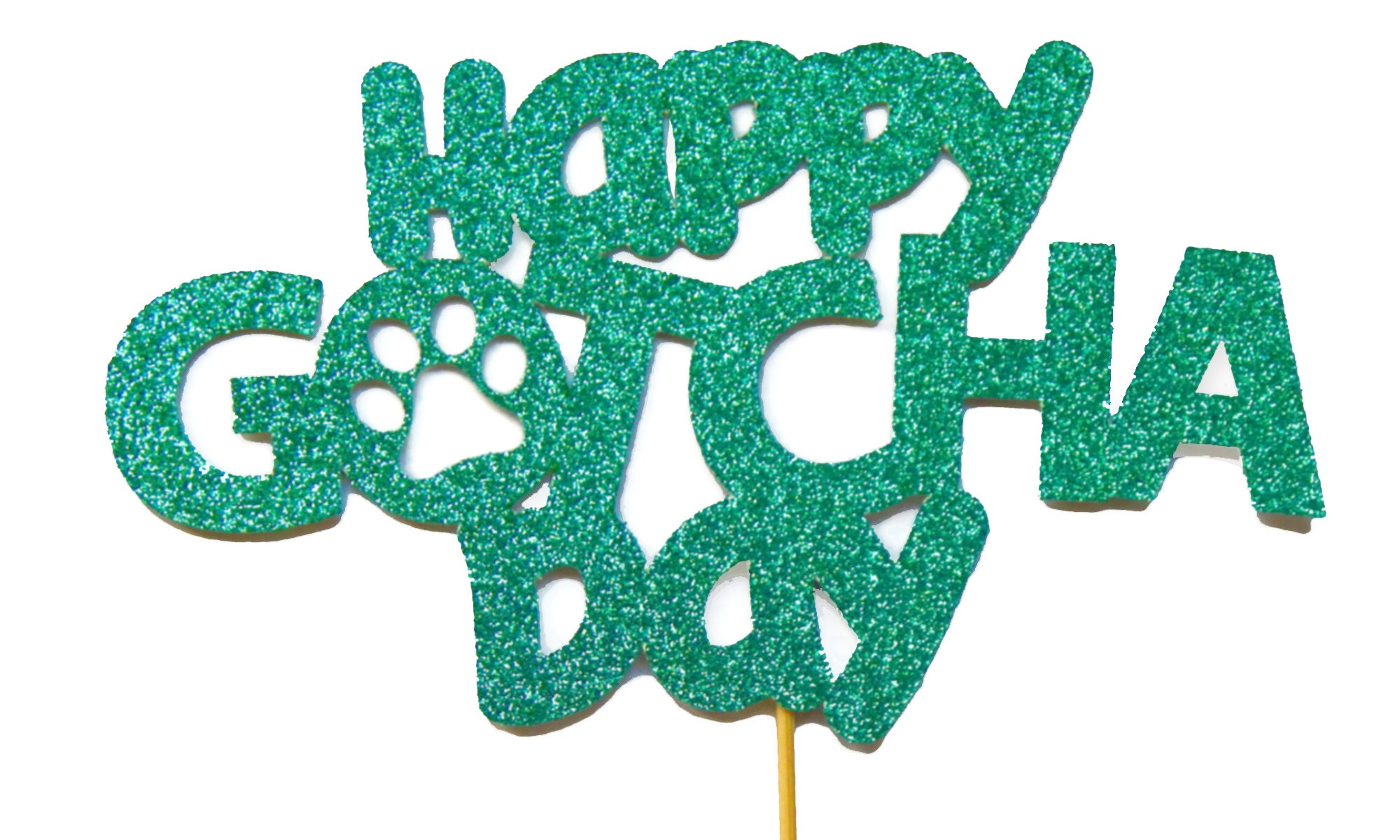 Gotcha Day Cake Topper Decoration for Dogs Dog Gotcha Day Etsy