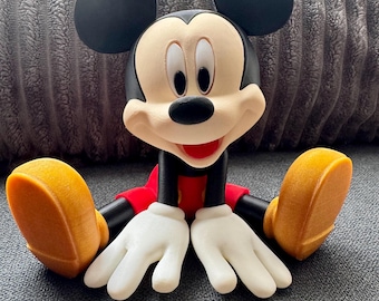 ミッキーマウスの像 / 白黒の置物 / ウォルト・ディズニーの装飾