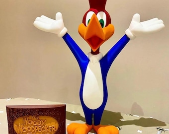 Figura del pájaro carpintero