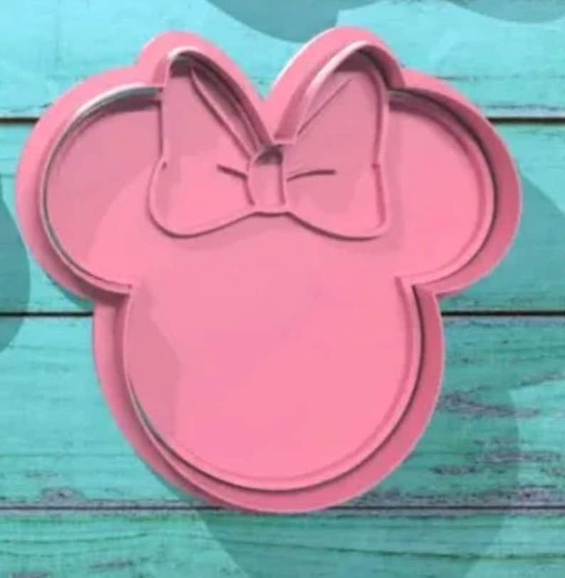 DISNEY Mickey Mouse and Minnie Mouse Cookie Cutters&embossers - Etsy