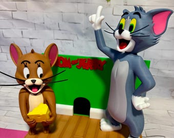 Collezione di statuette di Tom e Jerry