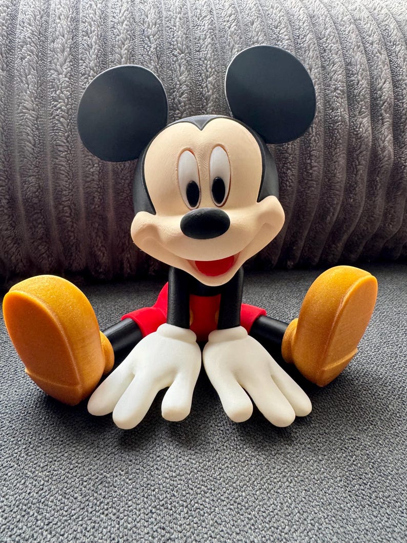 Zeldzaam verzamelbaar Mickey Mouse-beeldje: perfect cadeau voor Disney-fans! afbeelding 3