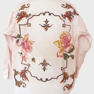 Unique Upcycled Vintage Cotton Shirt