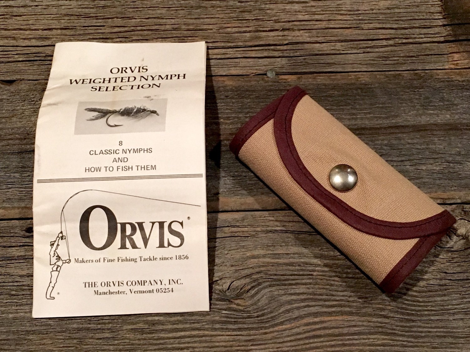 Vintage Orvis Fly Fishing Lure Fly Pouch / Case Plus Etsy