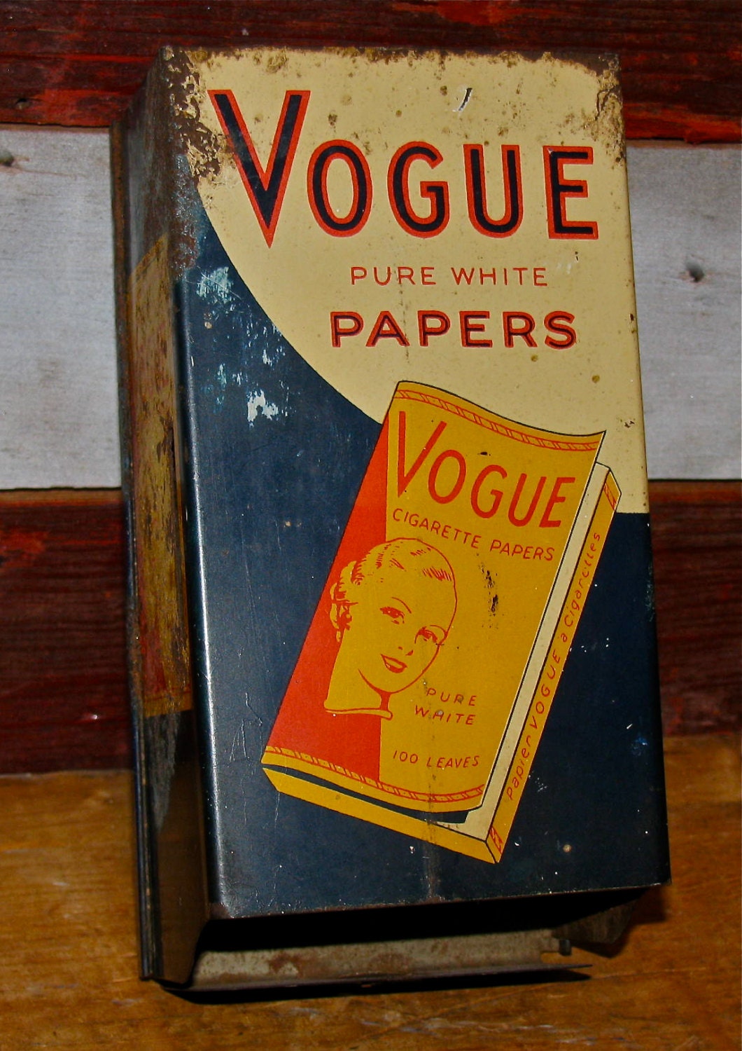 Vintage Vogue Cigarette Rolling Papers Dispenser / Tobacco / Etsy