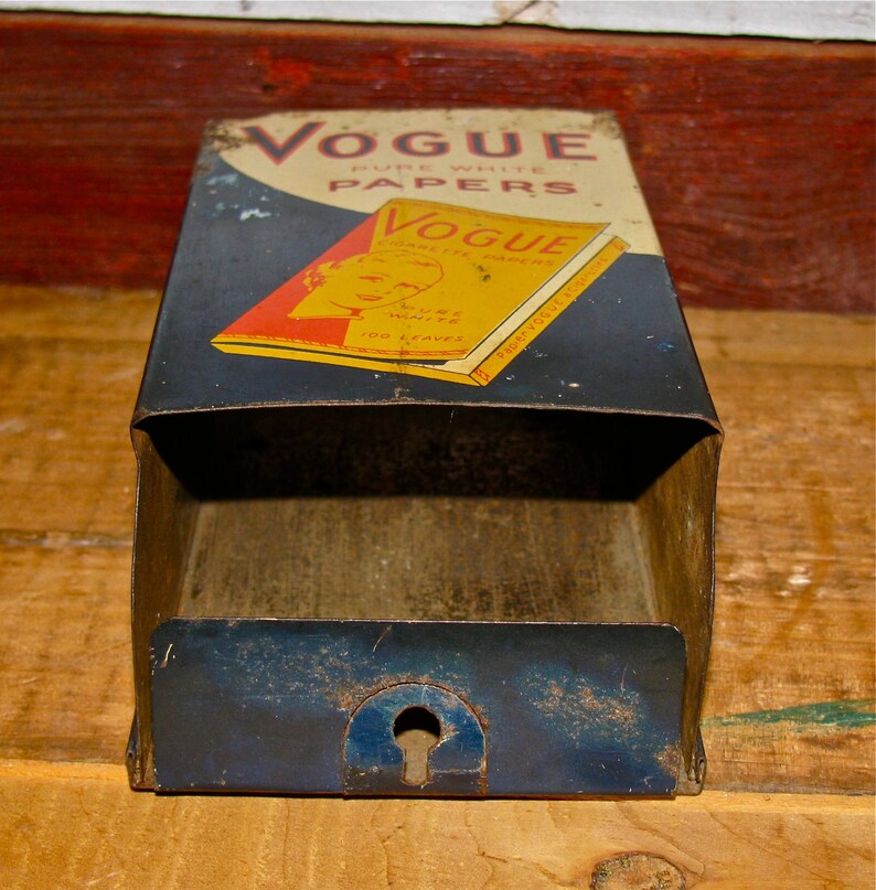Vintage Vogue Cigarette Rolling Papers Dispenser / Tobacco / Etsy