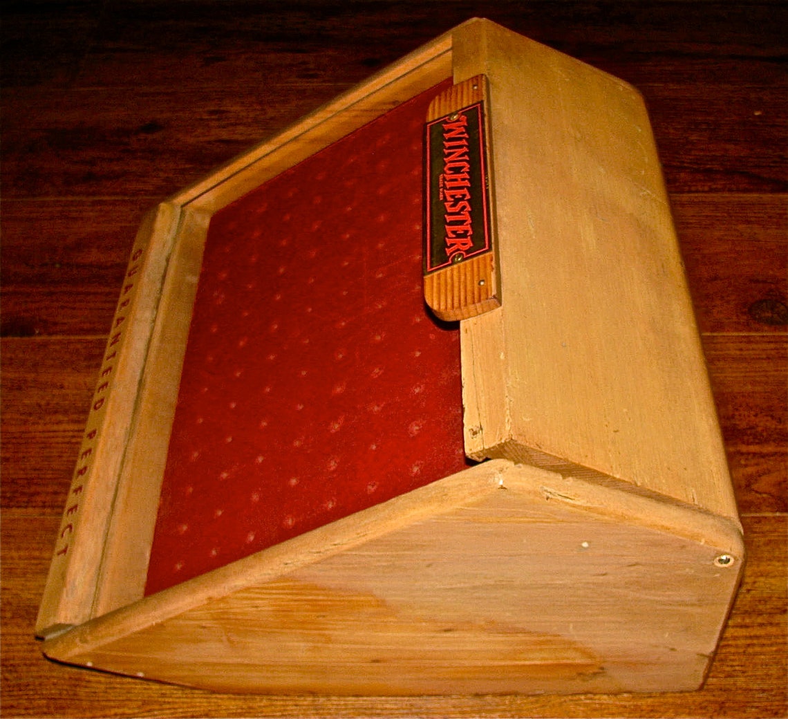 Vintage Winchester Knife Display Case Etsy