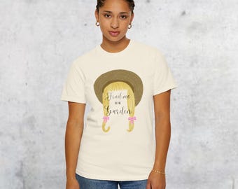 Secret Garden Book Shirt: Mary Lennox Hand-Drawn Design