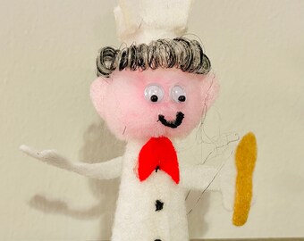 Chef finger puppet