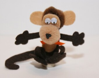 Monkey Finger Puppet