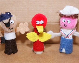 High Seas Finger Puppet Set