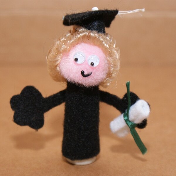 Graduate Finger Puppet