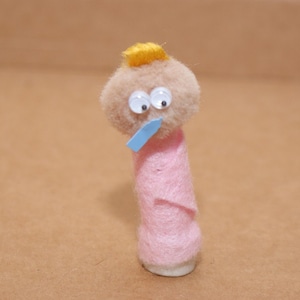 Girl Baby Finger Puppet