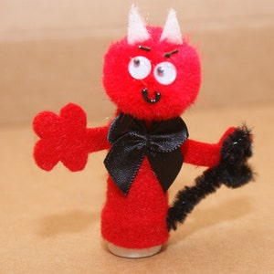 Devil Finger Puppet
