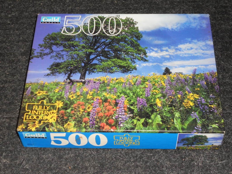 Vintage GUILD PUZZLE 500 Pieces Lyle WA New Etsy