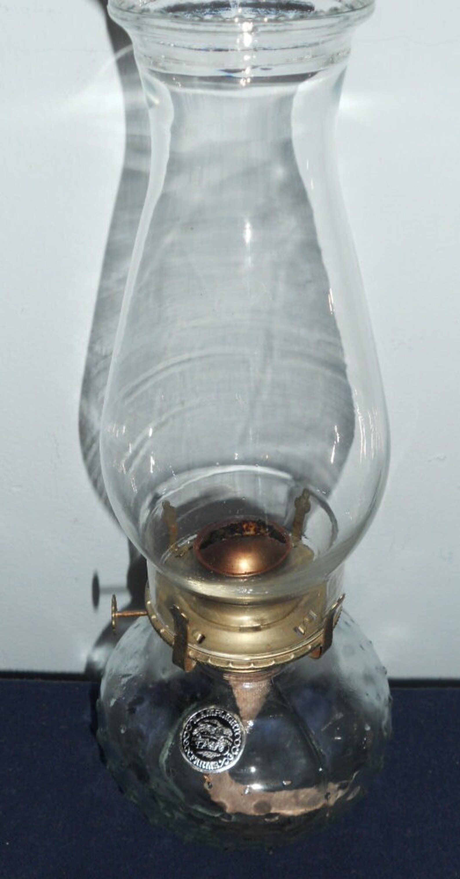 LAMPLIGHT FARMS Oil LAMPS Pedestal and Globe Clear Hobnails on Etsy