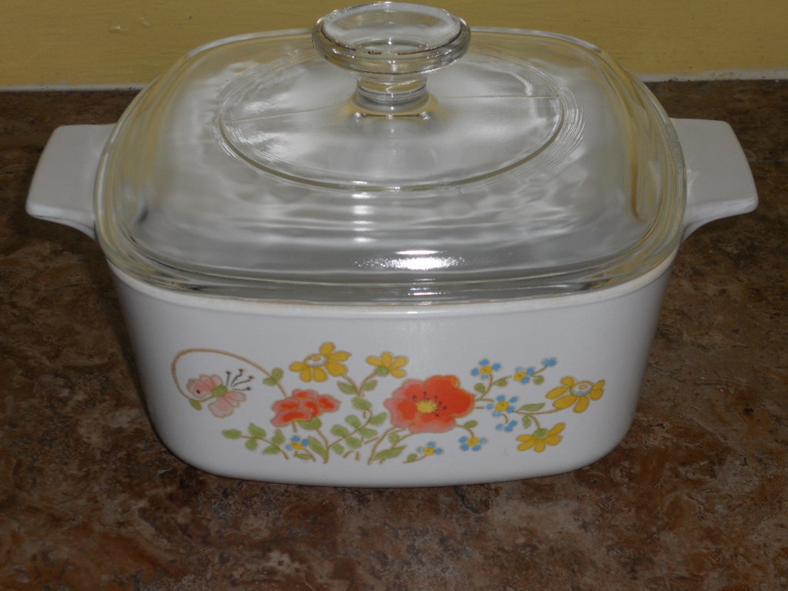 Vintage Shallow Corningware Casserole Dish & 1/2 Quart Dish w/ Etsy