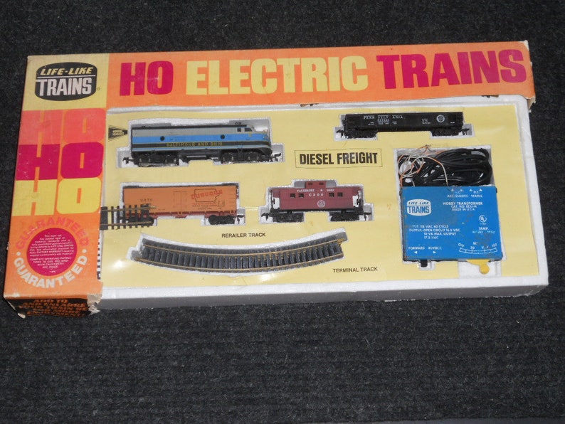 Vintage HO Lifelike Train Set T480A Tracks Train Cars & Etsy