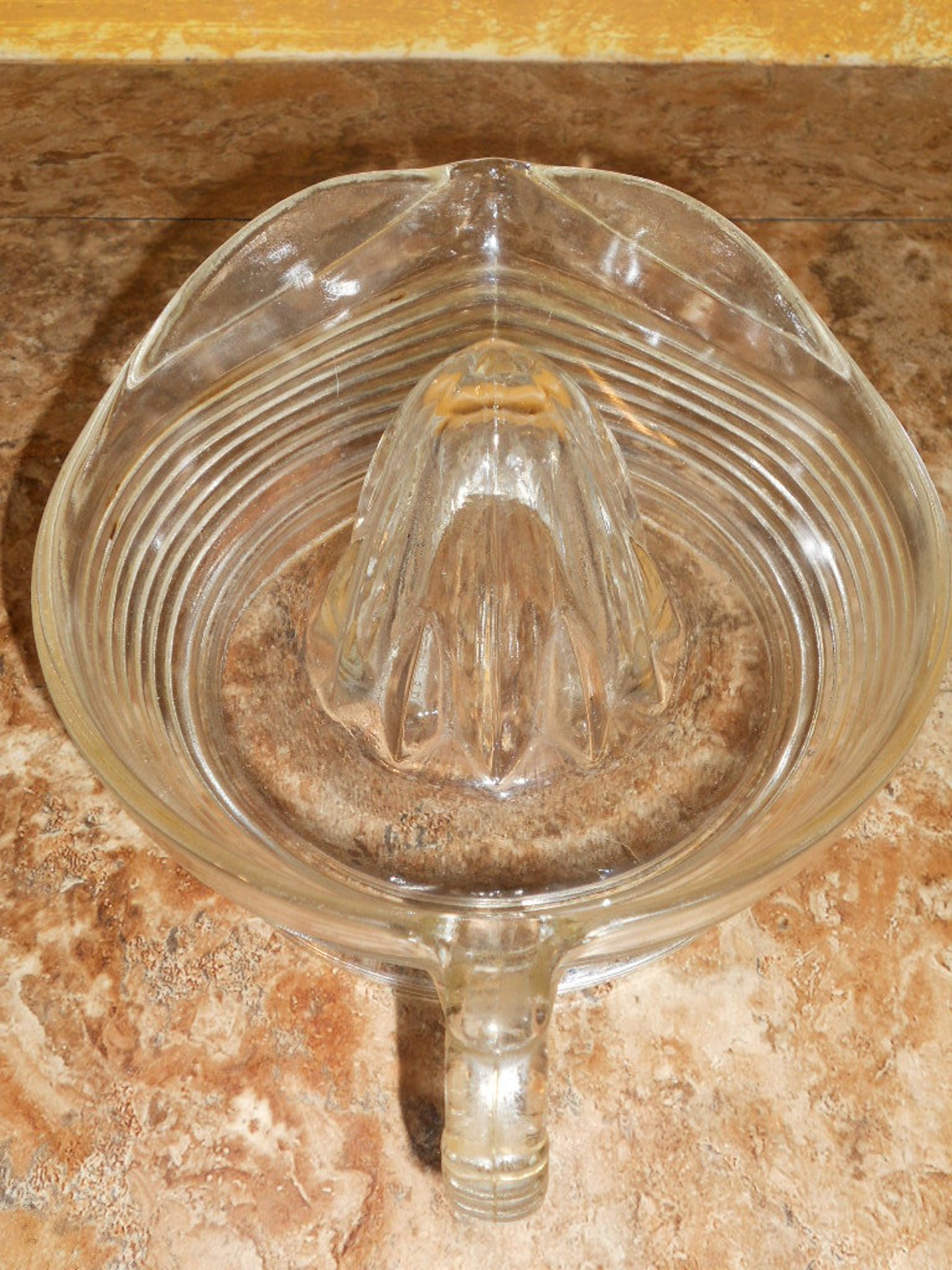 Vintage Clear GLASS Citrus JUICER/REAMER With Loop Handle & Etsy
