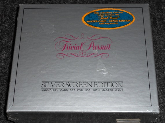 Trivial Pursuit Silver Screen Movie Edition Subsidiary Card Set