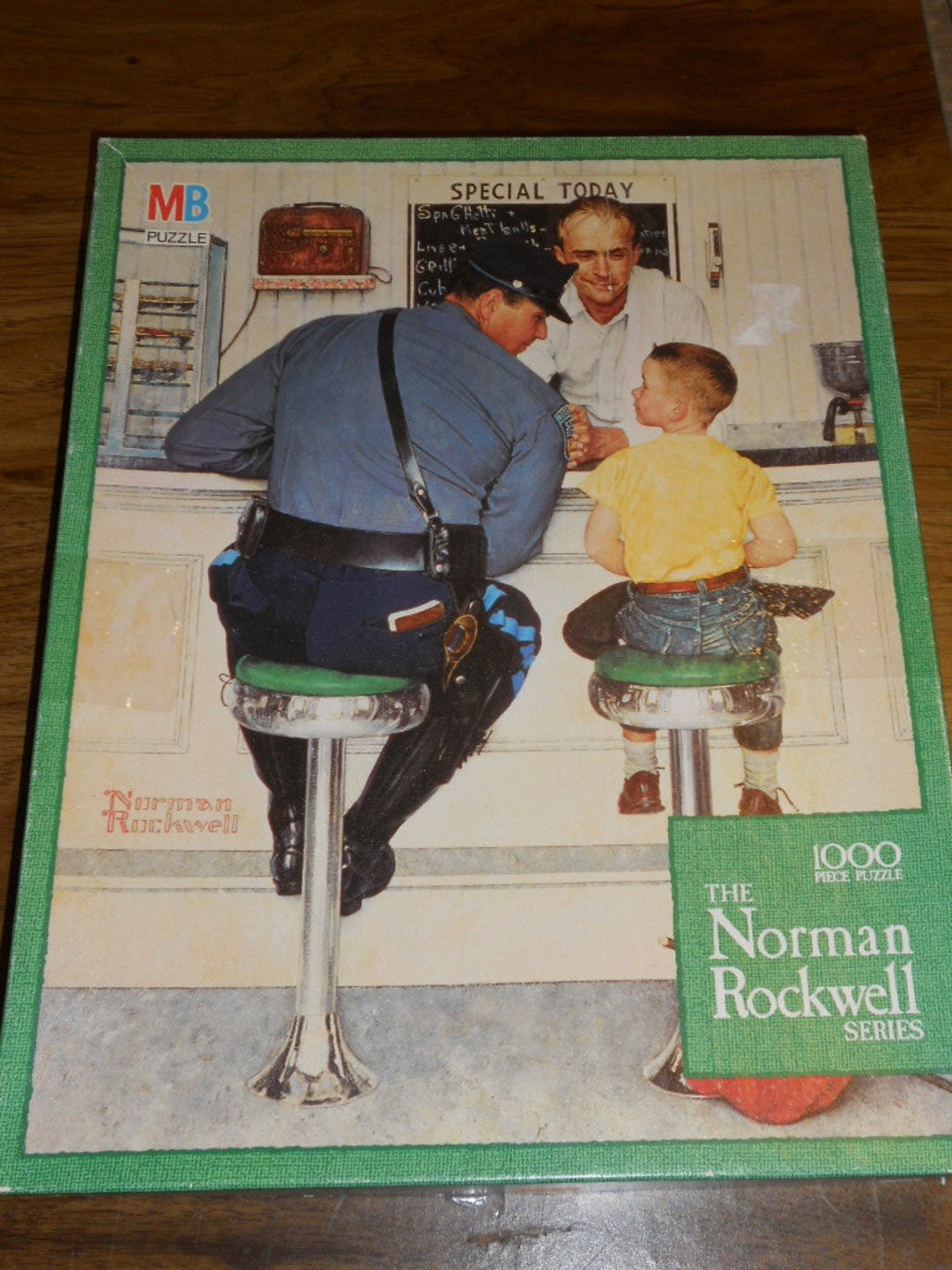 Vintage the Norman Rockwell Series 1000 Piece Jigsaw Puzzle-the Runaway ...
