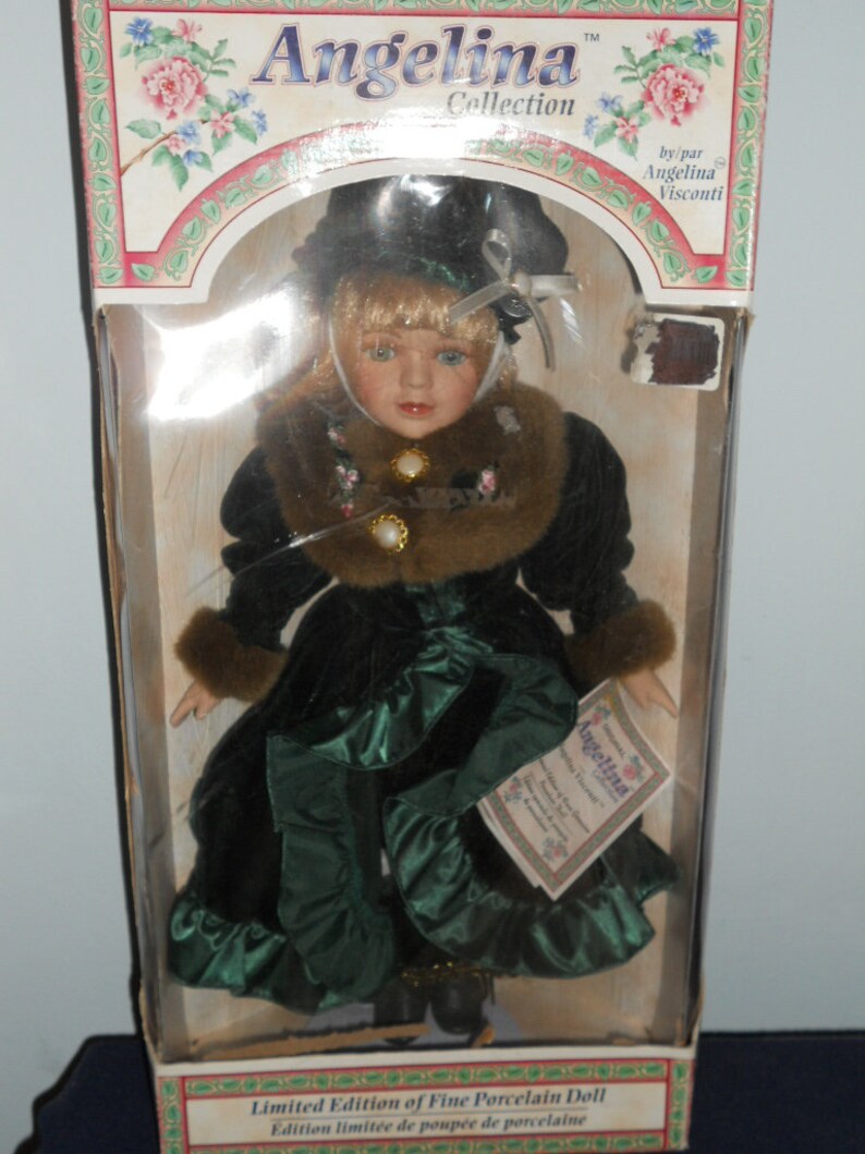 Limited Edition FINE PORCELAIN DOLL Angelina Collection Series Etsy