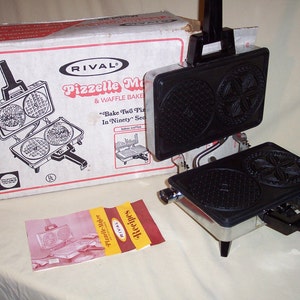 rival pizzelle maker instructions