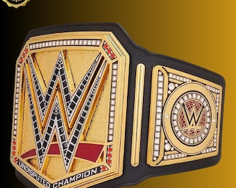 Handmade WWE Replica Championship Belt, Premium Leather / Brass Plate, 2mm/4mm, WWE Icon Championship Belt ,Gift