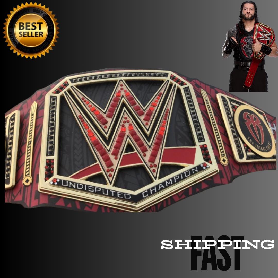 Handmade Customized Roman Reigns 1316 Days Championship Belt - Head of the Table - Tribal Chief - New Roman Reigns Heavyweight Champion Belt