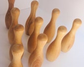 Kids Wood Bowling Set, toy for 1 year old, toy for 18 month old, toy for 2 year old