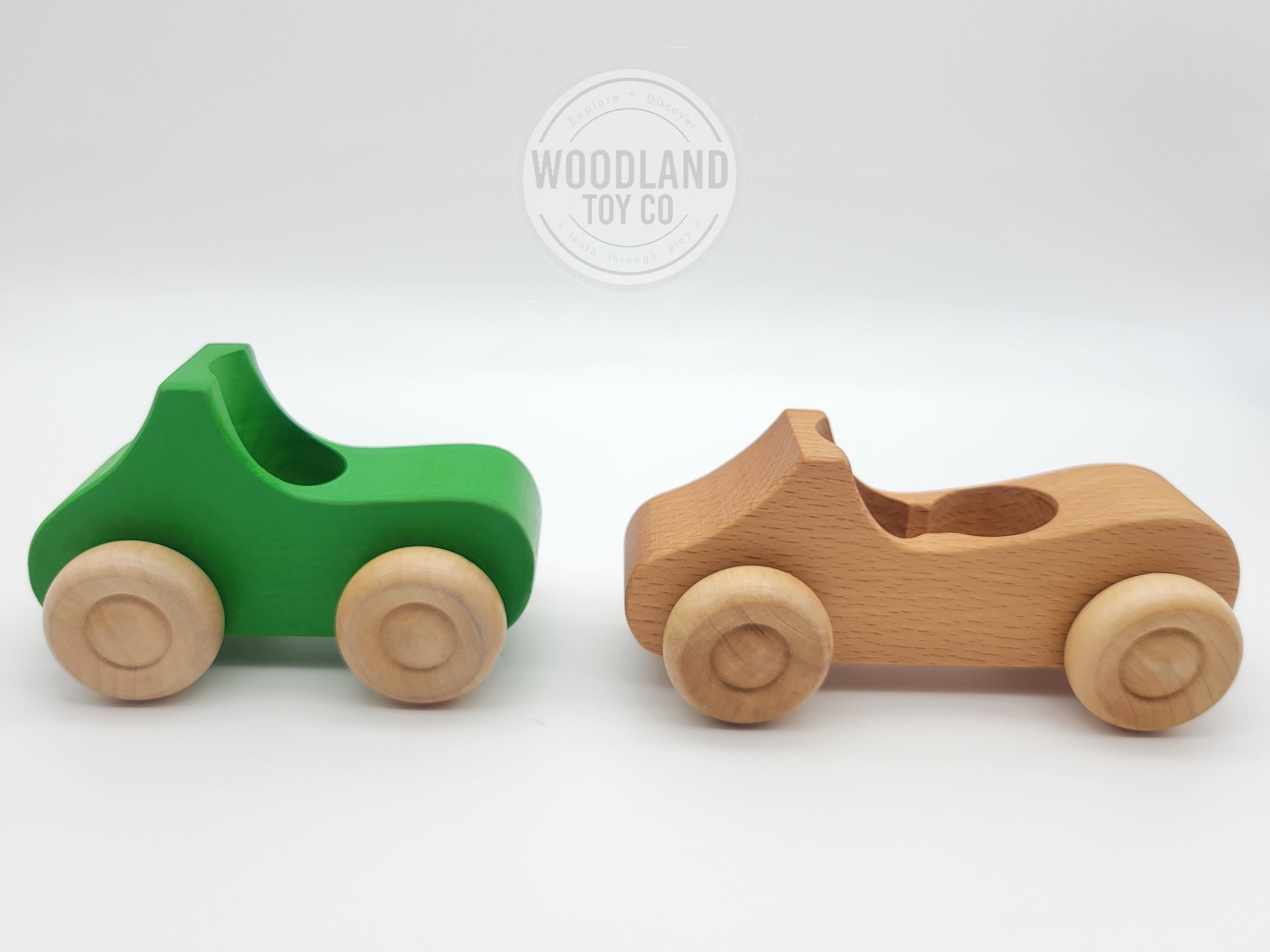 Peg people cars Wood cars for peg people pretend play Etsy