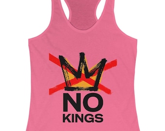 NO KINGS Racerback Tank