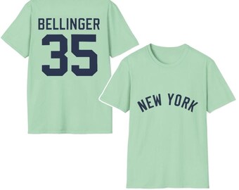 Statue of Liberty New York Yankees style Cody Bellinger 35 T-Shirt