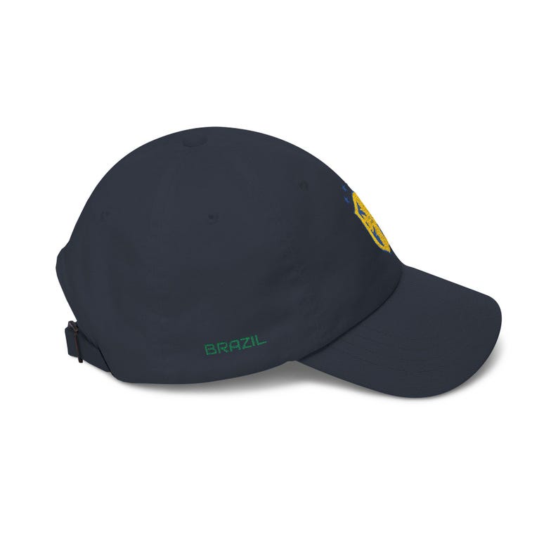 Brazil Soccer Emblem Classic Dad Cap | Brazilian Football Hat image 9