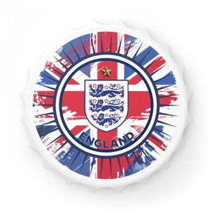 Soccer Fan Bottle Opener, English Football Team Beer Opener, Soccer Enthusiast Kitchen Tool, Sports Gift for Him, Football Lover Gift