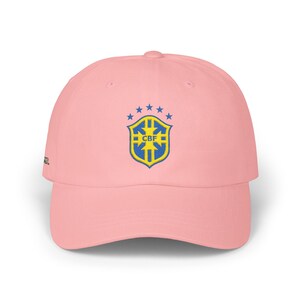 Brazil Soccer Emblem Classic Dad Cap | Brazilian Football Hat image 4