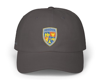 Romanian Soccer Emblem Classic Dad Cap | Romania Football Crest Cap