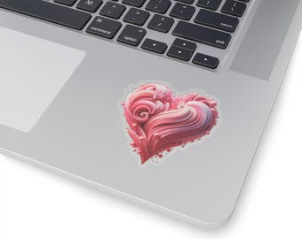Heart Kiss-Cut-stickers - mooie liefdessticker, romantisch Valentijnsdagcadeau, benodigdheden voor scrapbooking, laptopsticker, planneraccessoires