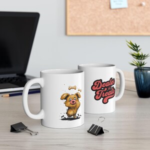 Dog Lover Mug, Dealer of Treats, Pet Owner Coffee Cup, Animal Lover Tea Mug, Funny Puppy Parent Gifts, Barky Barks Cup