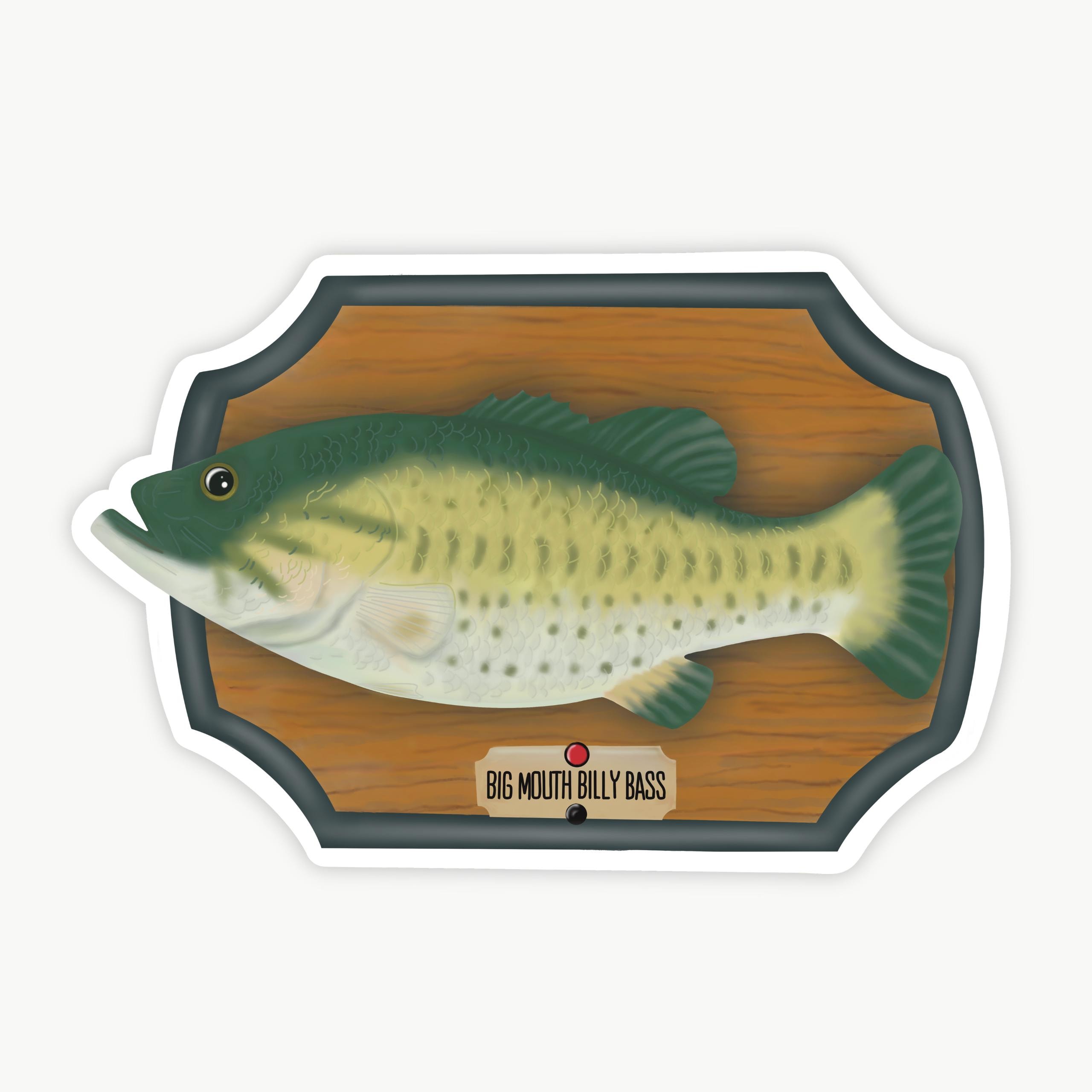 Poisson Mural Big Mouth Billy Bass - The Singing Sensation - Neuf Boîte Ouverte