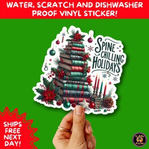 CHRISTMAS STICKER PACK | Festive Holiday Decor Vinyl Stickers Perfect for Journals Gifts Planners Stocking Stuffers Winter Aesthetic Fun