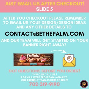 CUSTOM VINYL BANNER | Custom Banner, Custom Vinyl Banner, Canopy, Tent Banner, Custom Banners, Personalized Banner, Event Banner, Trade Show image 14