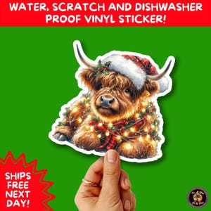 CHRISTMAS STICKER PACK | Festive Holiday Decor Vinyl Stickers Perfect for Journals Gifts Planners Stocking Stuffers Winter Aesthetic Fun