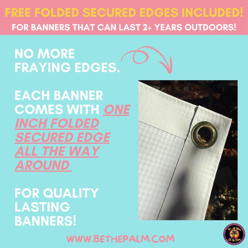 CUSTOM VINYL BANNER | Custom Banner, Custom Vinyl Banner, Canopy, Tent Banner, Custom Banners, Personalized Banner, Event Banner, Trade Show image 8