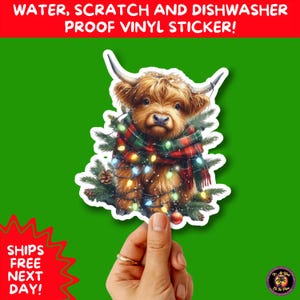 CHRISTMAS STICKER PACK | Festive Holiday Decor Vinyl Stickers Perfect for Journals Gifts Planners Stocking Stuffers Winter Aesthetic Fun