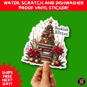 CHRISTMAS STICKER PACK | Festive Holiday Decor Vinyl Stickers Perfect for Journals Gifts Planners Stocking Stuffers Winter Aesthetic Fun