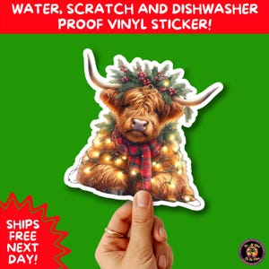 CHRISTMAS STICKER PACK | Festive Holiday Decor Vinyl Stickers Perfect for Journals Gifts Planners Stocking Stuffers Winter Aesthetic Fun
