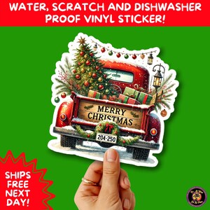 CHRISTMAS STICKER PACK | Festive Holiday Decor Vinyl Stickers Perfect for Journals Gifts Planners Stocking Stuffers Winter Aesthetic Fun